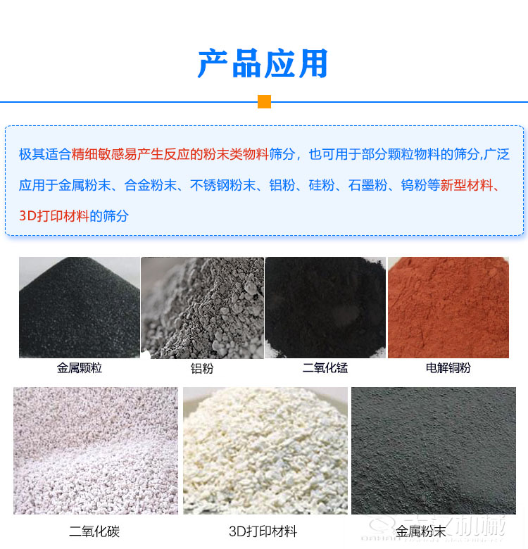 氣體保護振動篩應(yīng)用